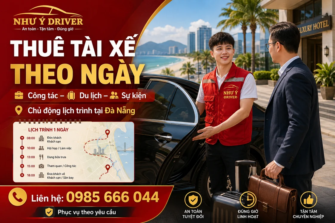 Ảnh giới thiệu thuê tài xế theo ngày bằng xe của khách