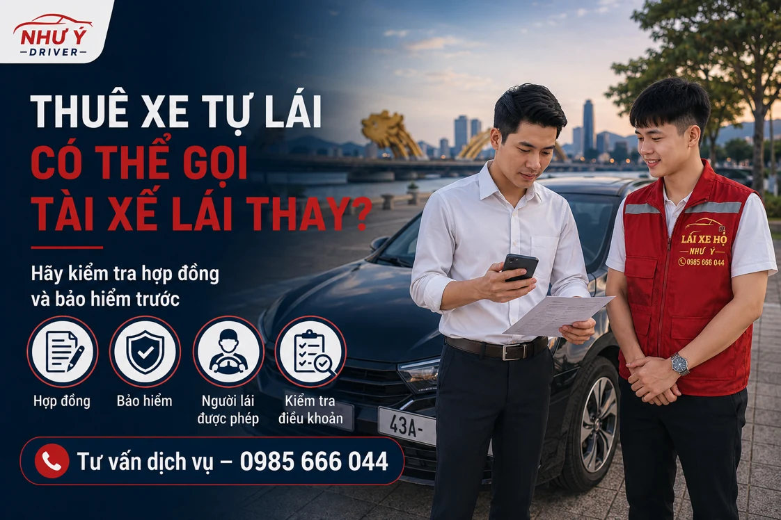 Minh họa kiểm tra thỏa thuận thuê xe trước khi đổi người lái